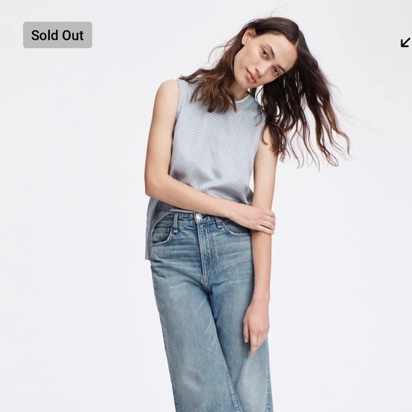 Rag & Bone Ali Tank - Dusty Blue - Size Small - Picture 3 of 13
